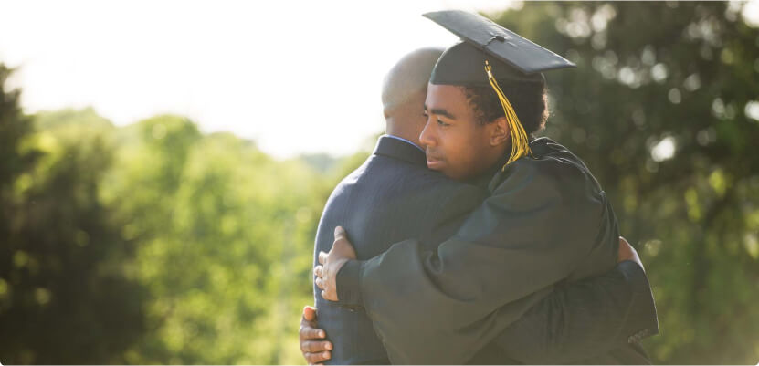 A hug with a Grad