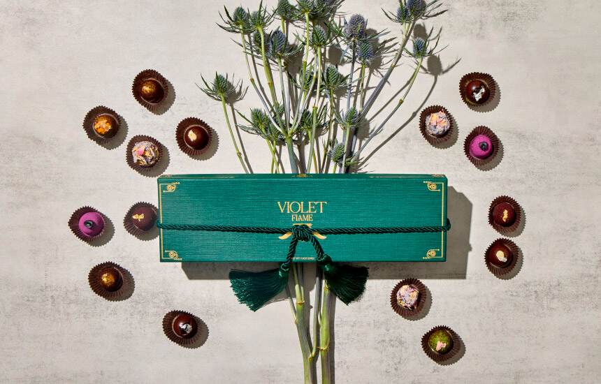 Violet Flame Chocolate